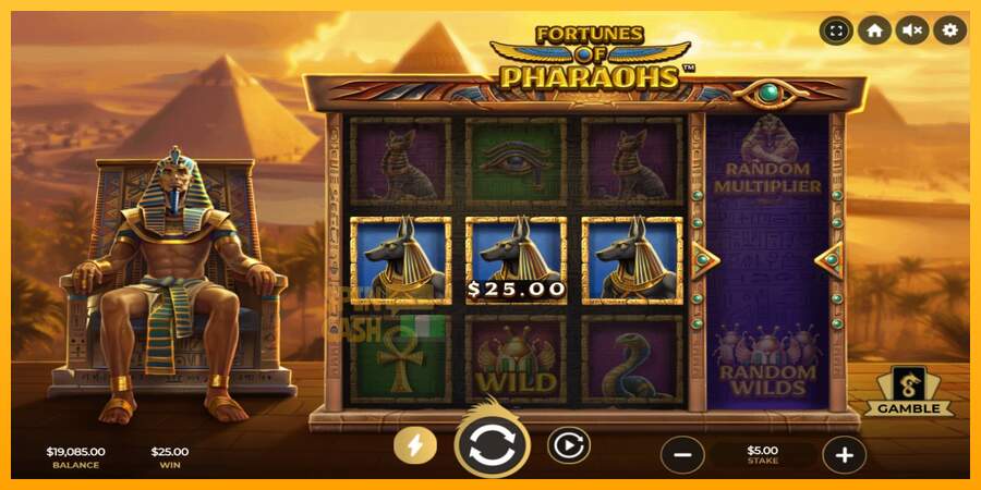 Spielautomat Fortunes of Pharaohs für echtes geld 3