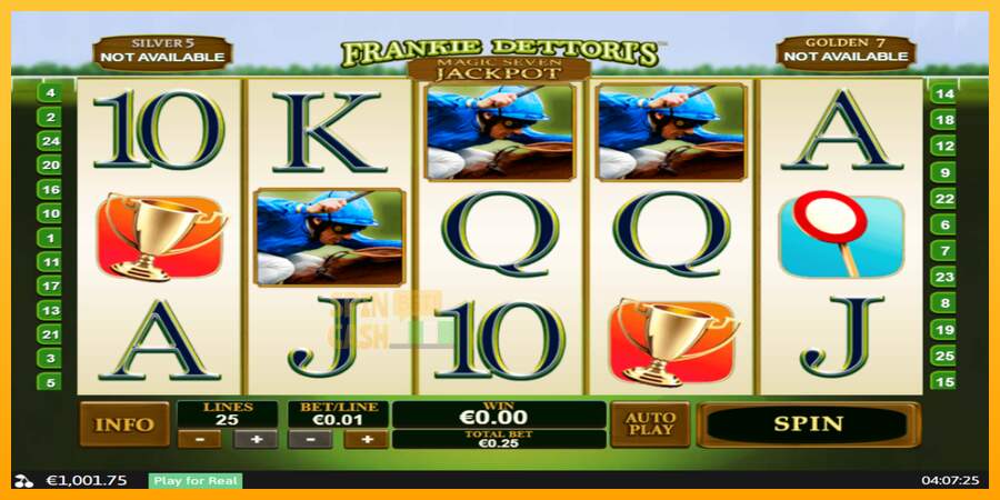 Spielautomat Frankie Dettori Magic Seven Jackpot für echtes geld 1