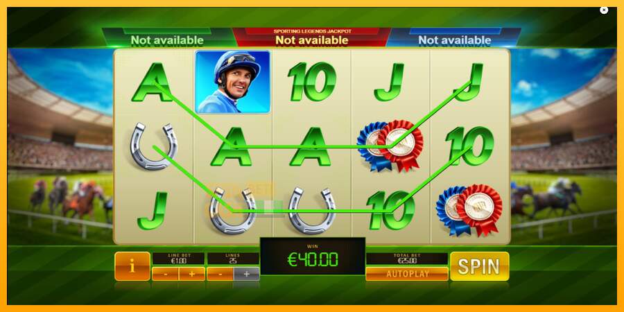 Spielautomat Frankie Dettori Sporting Legends für echtes geld 3