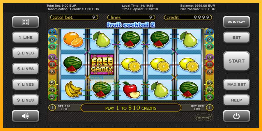 Spielautomat Fruit Cocktail 2 für echtes geld 1