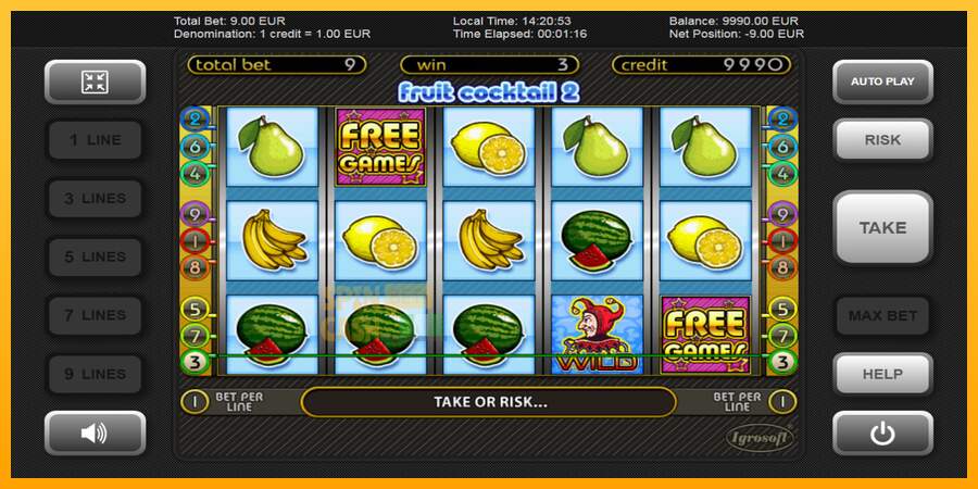 Spielautomat Fruit Cocktail 2 für echtes geld 2