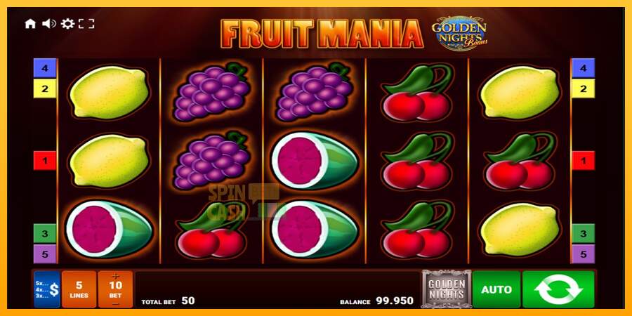 Spielautomat Fruit Mania Golden Nights für echtes geld 1