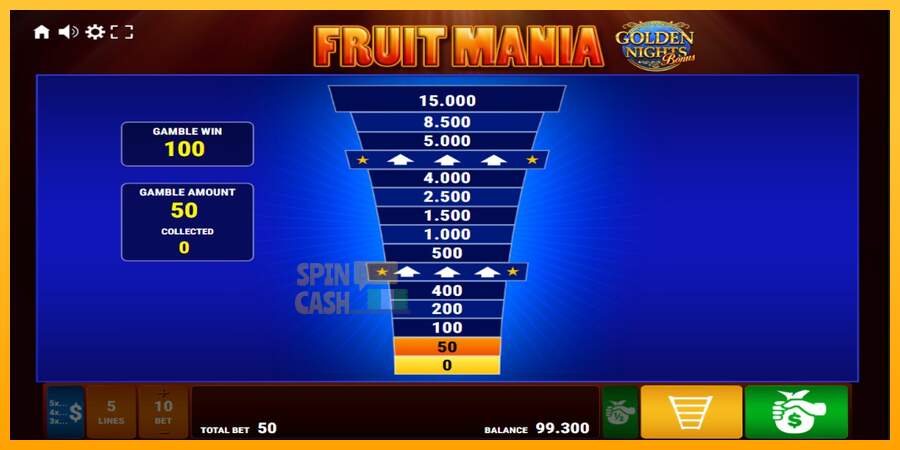 Spielautomat Fruit Mania Golden Nights für echtes geld 3