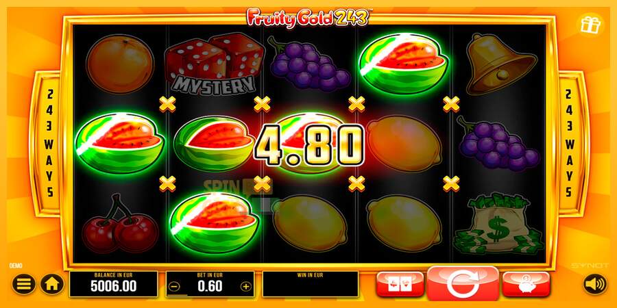 Spielautomat Fruity Gold 243 für echtes geld 5