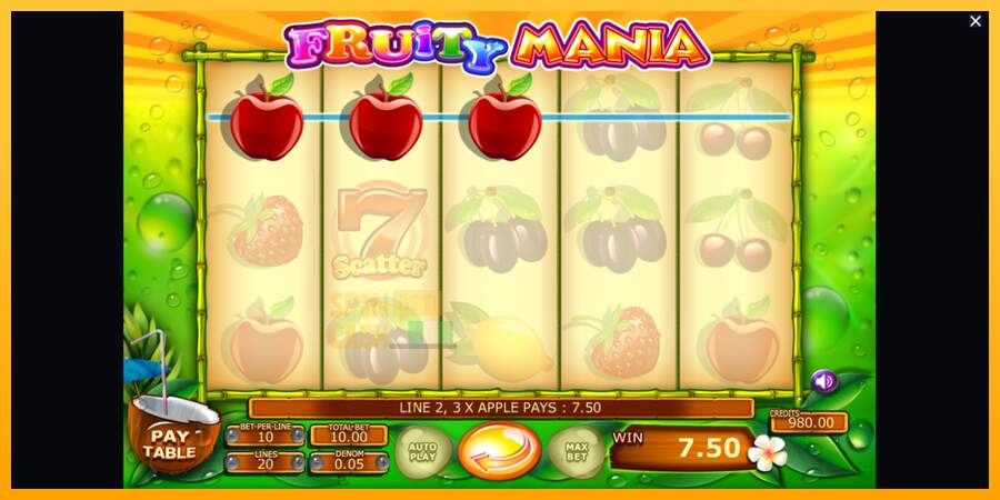 Spielautomat Fruity Mania für echtes geld 2