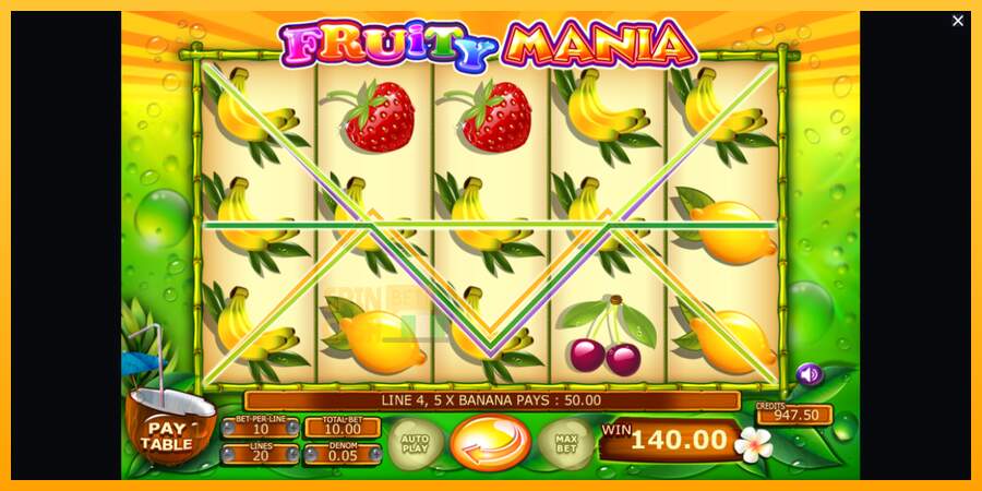 Spielautomat Fruity Mania für echtes geld 5