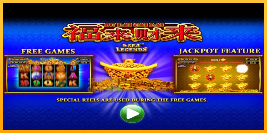 Spielautomat Fu Lai Cai Lai 5 Sea Legends für echtes geld 1