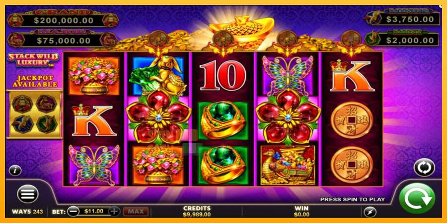 Spielautomat Fu Lai Cai Lai Stack Wild Luxury für echtes geld 2