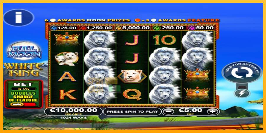 Spielautomat Full Moon: White King PowerPlay Jackpot für echtes geld 1