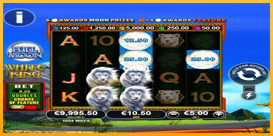 Spielautomat Full Moon: White King PowerPlay Jackpot für echtes geld 2