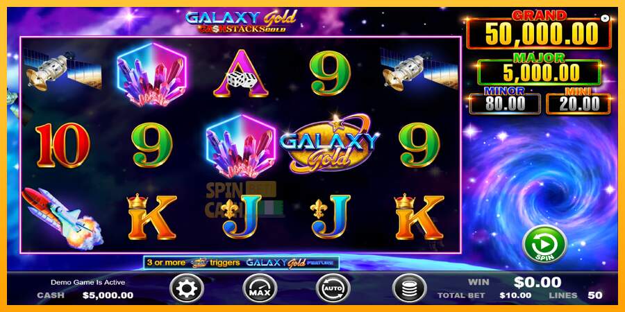 Spielautomat Galaxy Gold CashStacks Gold für echtes geld 2