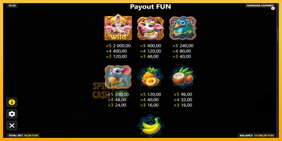 Spielautomat Ganesha Legends für echtes geld 6