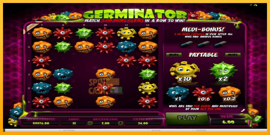 Spielautomat Germinator für echtes geld 3