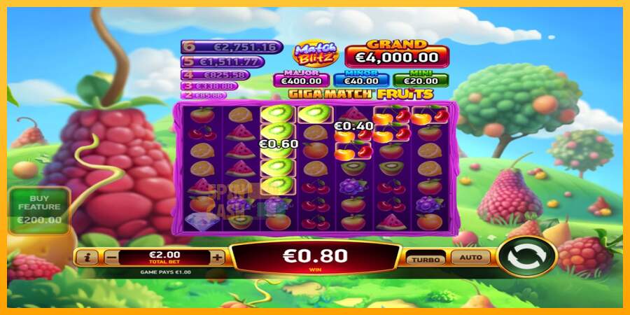 Spielautomat Giga Match Fruits für echtes geld 3