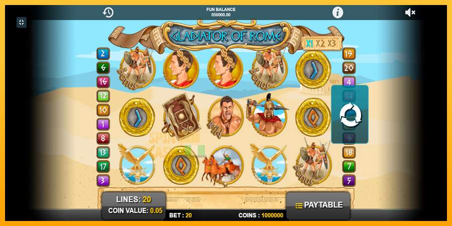 Spielautomat Gladiator of Rome für echtes geld 1