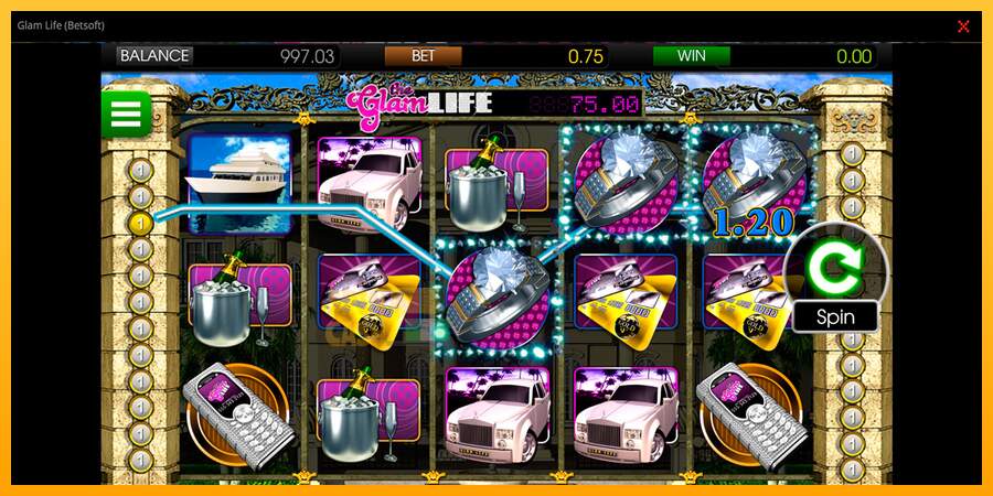 Spielautomat Glam Life für echtes geld 3