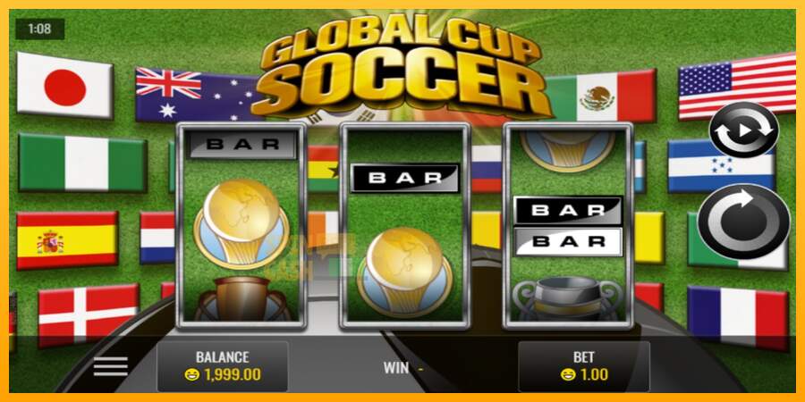 Spielautomat Global Cup Soccer für echtes geld 1