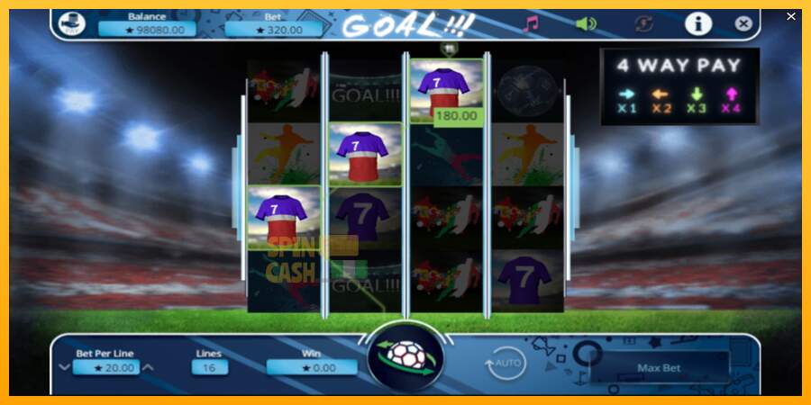 Spielautomat Goal für echtes geld 3