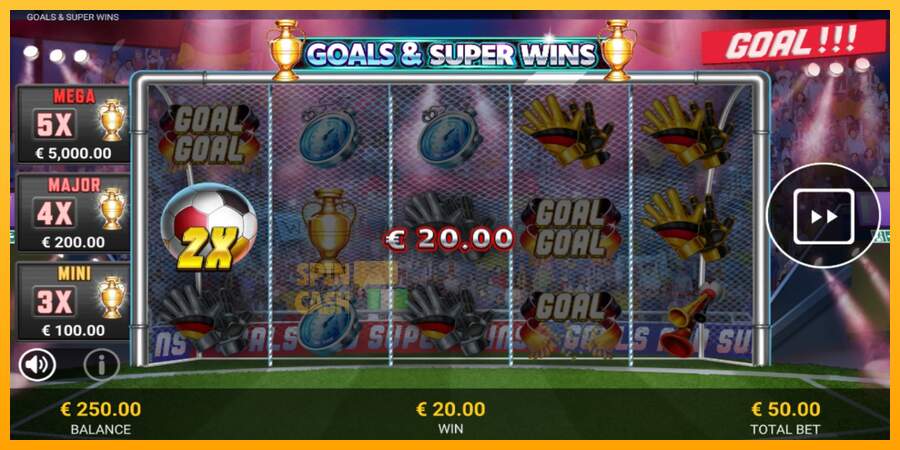 Spielautomat Goals & Super Wins für echtes geld 3