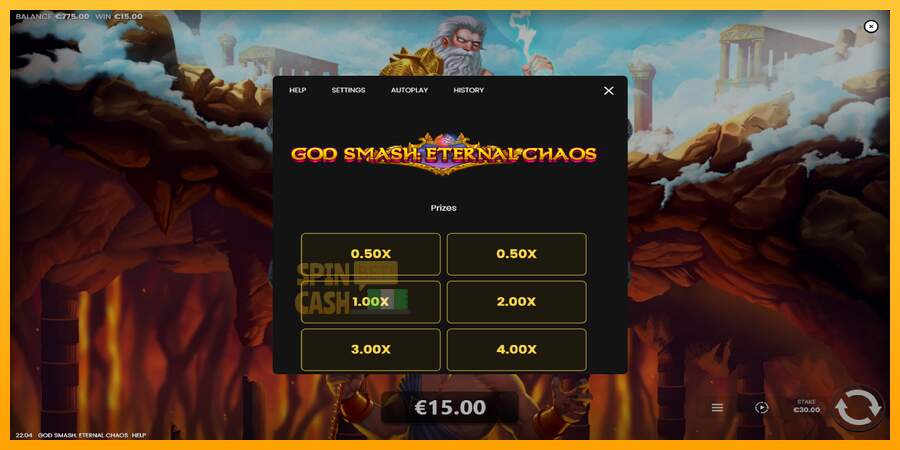 Spielautomat God Smash: Eternal Chaos für echtes geld 5