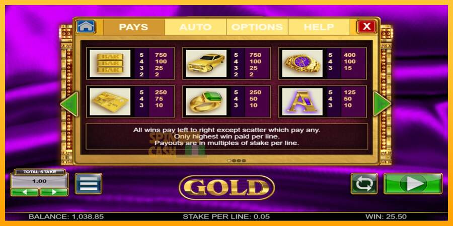 Spielautomat Gold für echtes geld 3