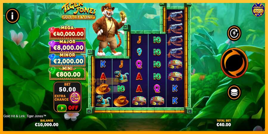 Spielautomat Gold Hit & Link: Tiger Jones für echtes geld 2