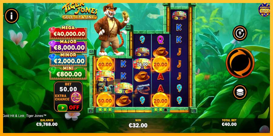 Spielautomat Gold Hit & Link: Tiger Jones für echtes geld 4