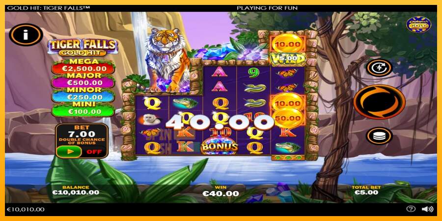 Spielautomat Gold Hit: Tiger Falls für echtes geld 3