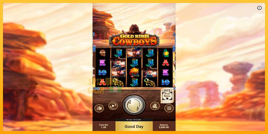 Spielautomat Gold Rush Cowboys für echtes geld 1