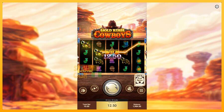 Spielautomat Gold Rush Cowboys für echtes geld 3