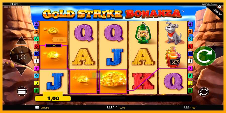 Spielautomat Gold Strike Bonanza für echtes geld 5