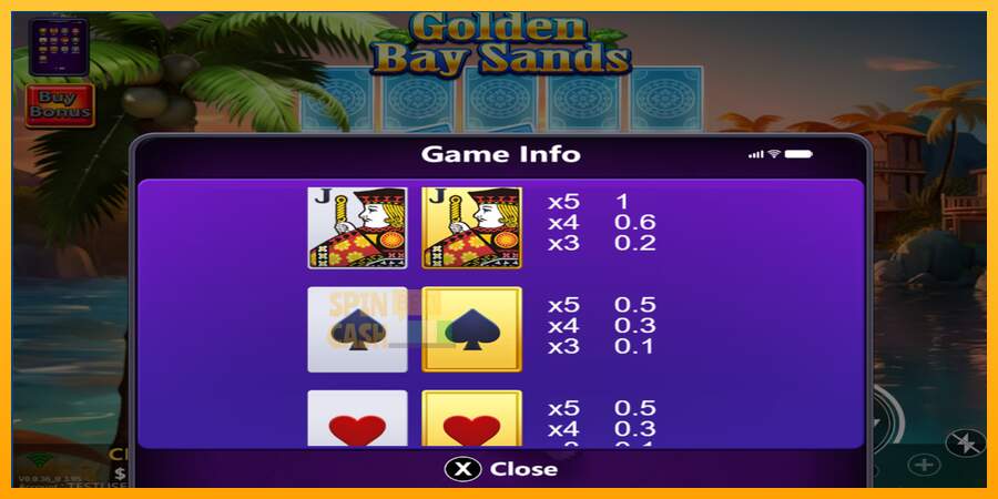 Spielautomat Golden Bay Sands für echtes geld 5