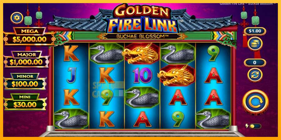 Spielautomat Golden Fire Link Buchae Blossom für echtes geld 1