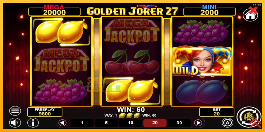 Spielautomat Golden Joker 27 Hold & Win für echtes geld 3