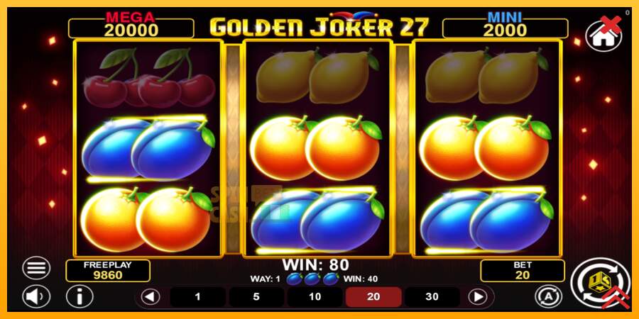 Spielautomat Golden Joker 27 Hold & Win für echtes geld 4