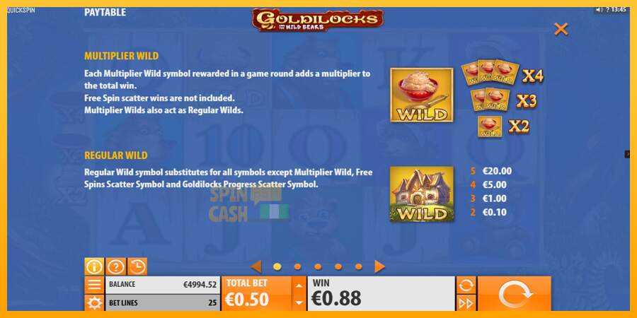 Spielautomat Goldilocks and the Wild Bears für echtes geld 4