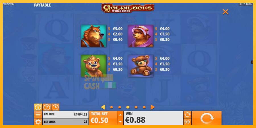 Spielautomat Goldilocks and the Wild Bears für echtes geld 6