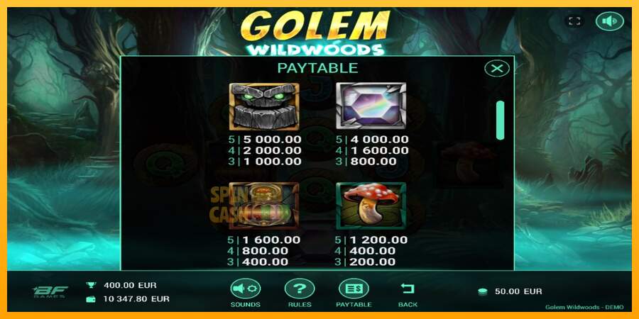 Spielautomat Golem Wildwoods für echtes geld 4