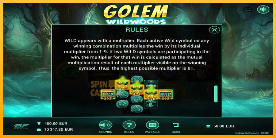 Spielautomat Golem Wildwoods für echtes geld 5