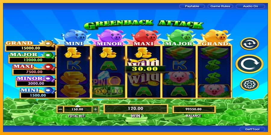 Spielautomat Greenback Attack für echtes geld 3