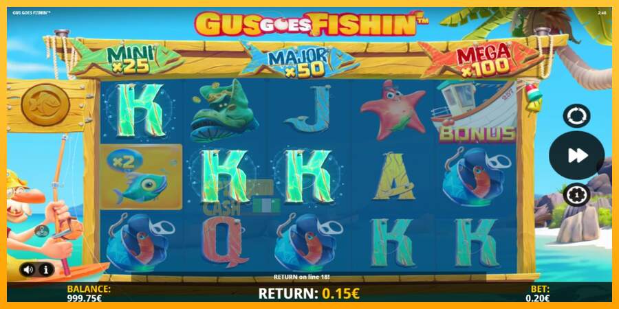 Spielautomat Gus Goes Fishin für echtes geld 3