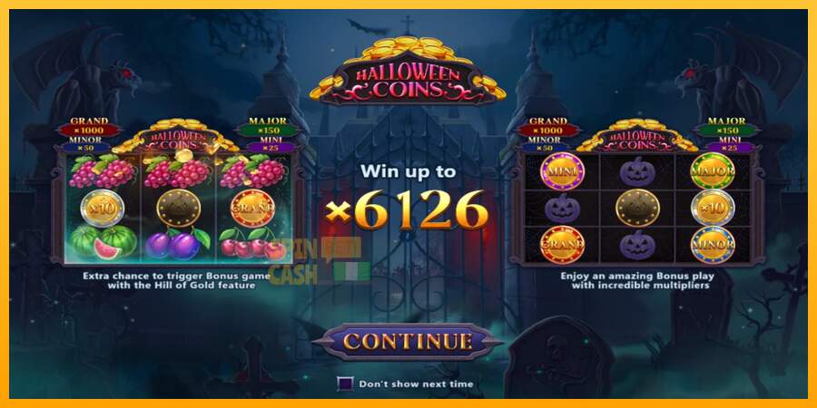 Spielautomat Halloween Coins Hold and Spin für echtes geld 1