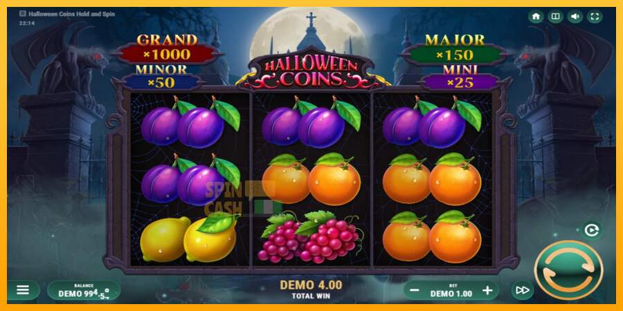 Spielautomat Halloween Coins Hold and Spin für echtes geld 3