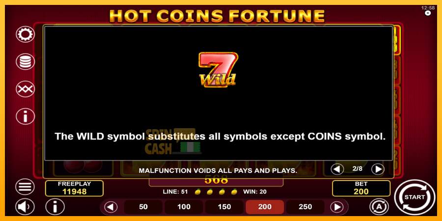 Spielautomat Hot Coins Fortune für echtes geld 6