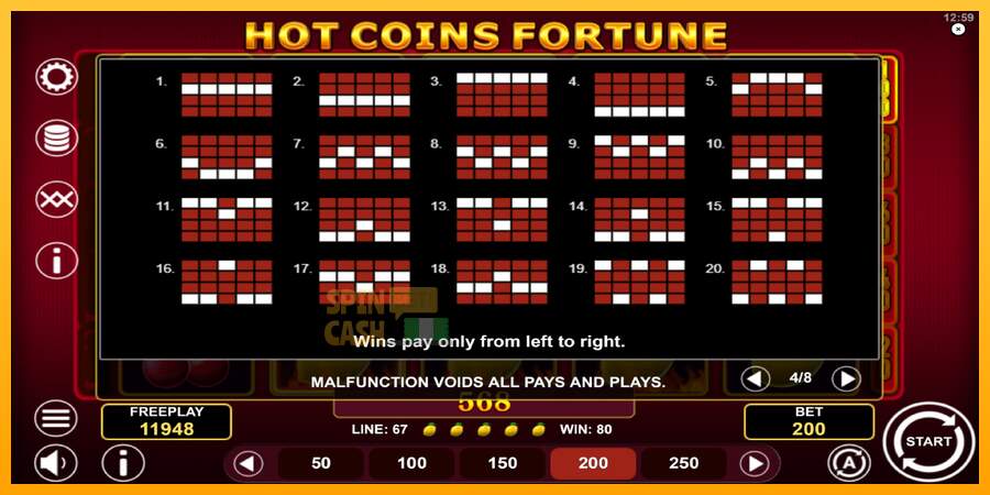 Spielautomat Hot Coins Fortune für echtes geld 7