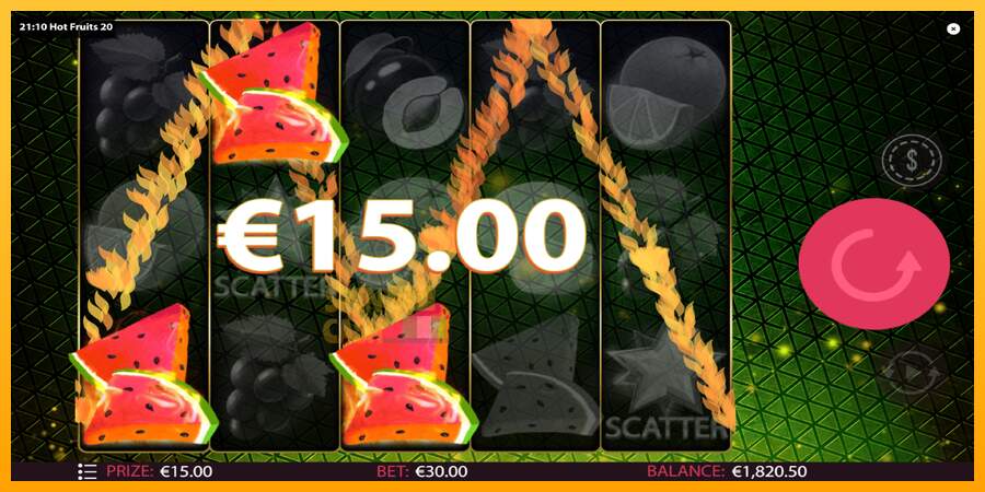 Spielautomat Hot Fruits 20 für echtes geld 3