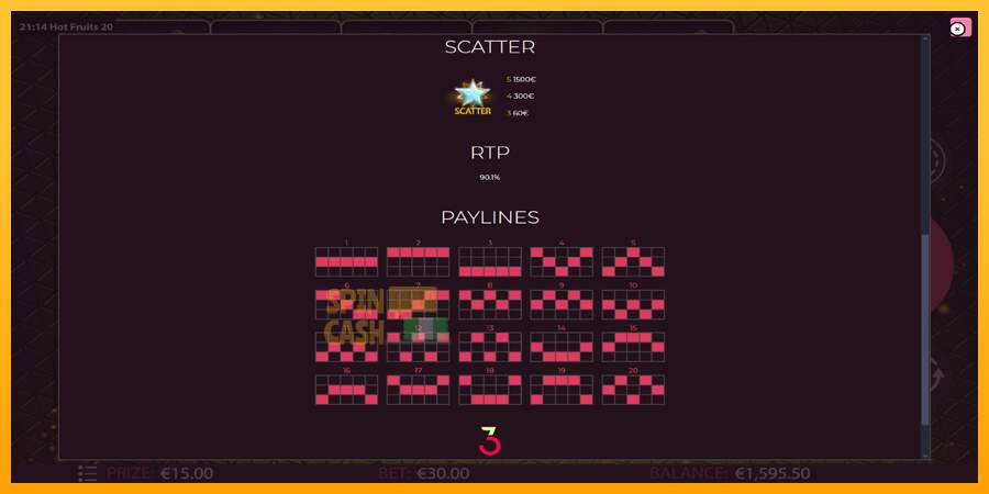 Spielautomat Hot Fruits 20 für echtes geld 6