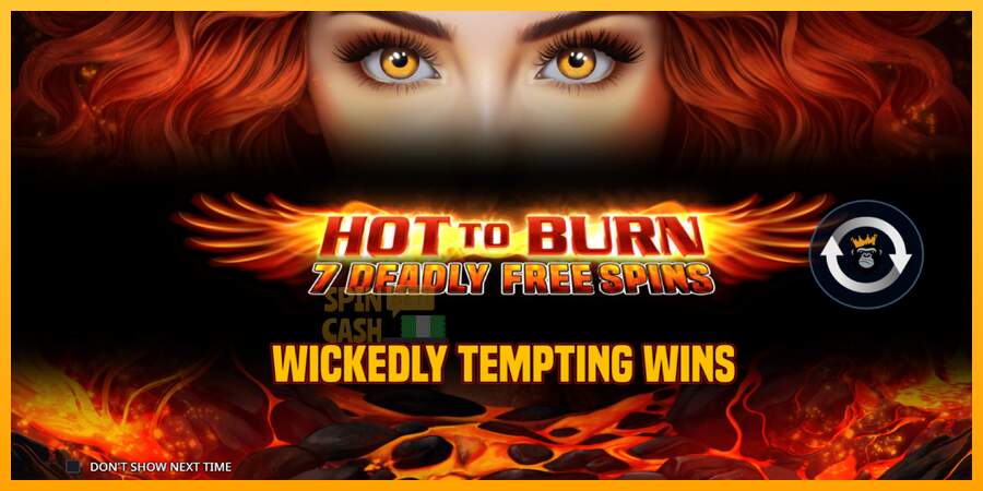 Spielautomat Hot to Burn - 7 Deadly Free Spins für echtes geld 1