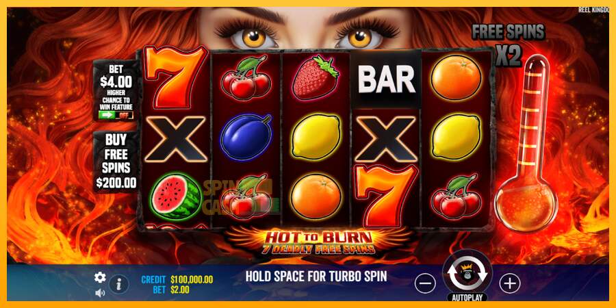 Spielautomat Hot to Burn - 7 Deadly Free Spins für echtes geld 2