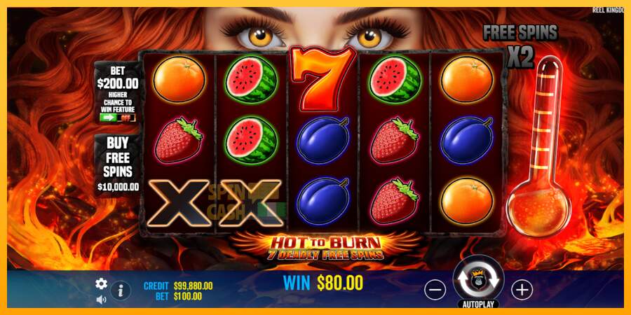 Spielautomat Hot to Burn - 7 Deadly Free Spins für echtes geld 3